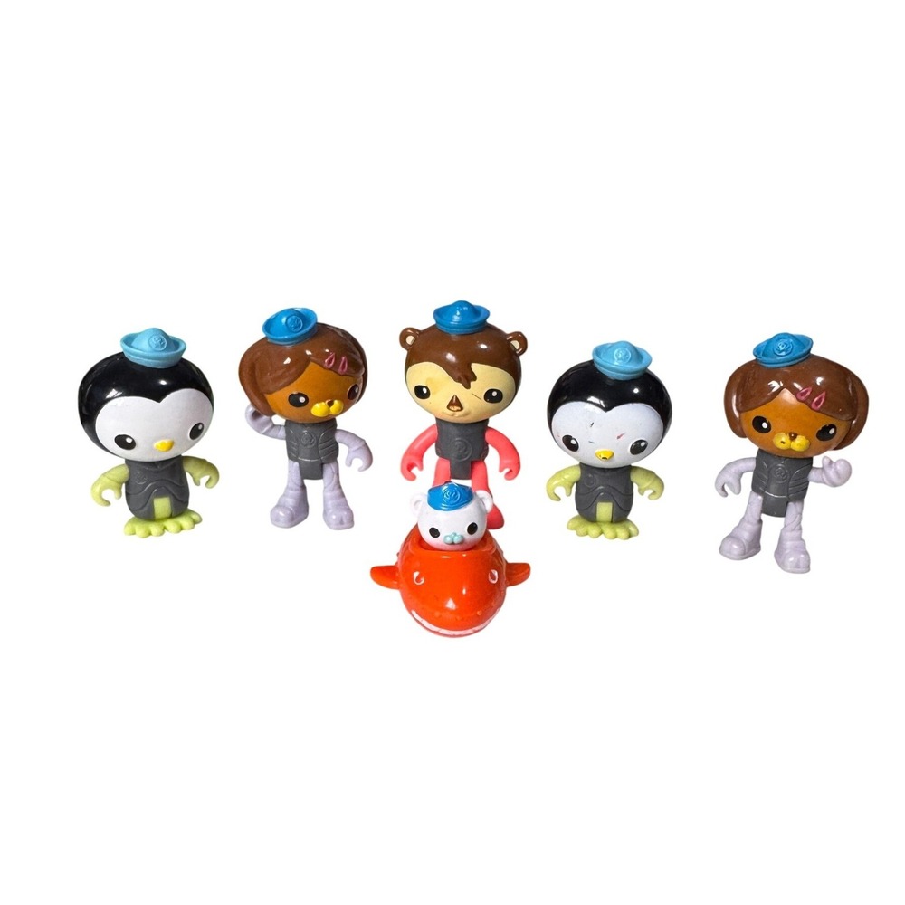 Octonauts Fisher Price Figure Lot‎ Captain Barnacles Kwazii Peso Dashi Gup-A Toy